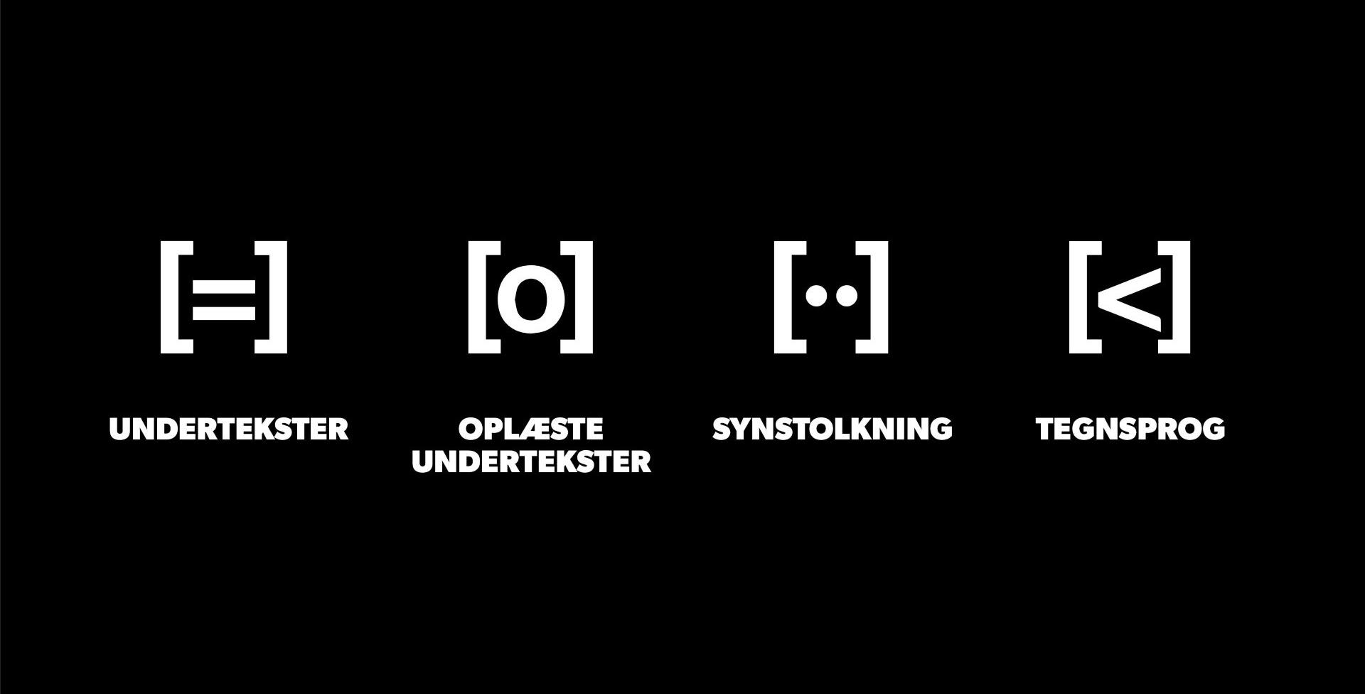 DRs tilgængeligheds-ikoner