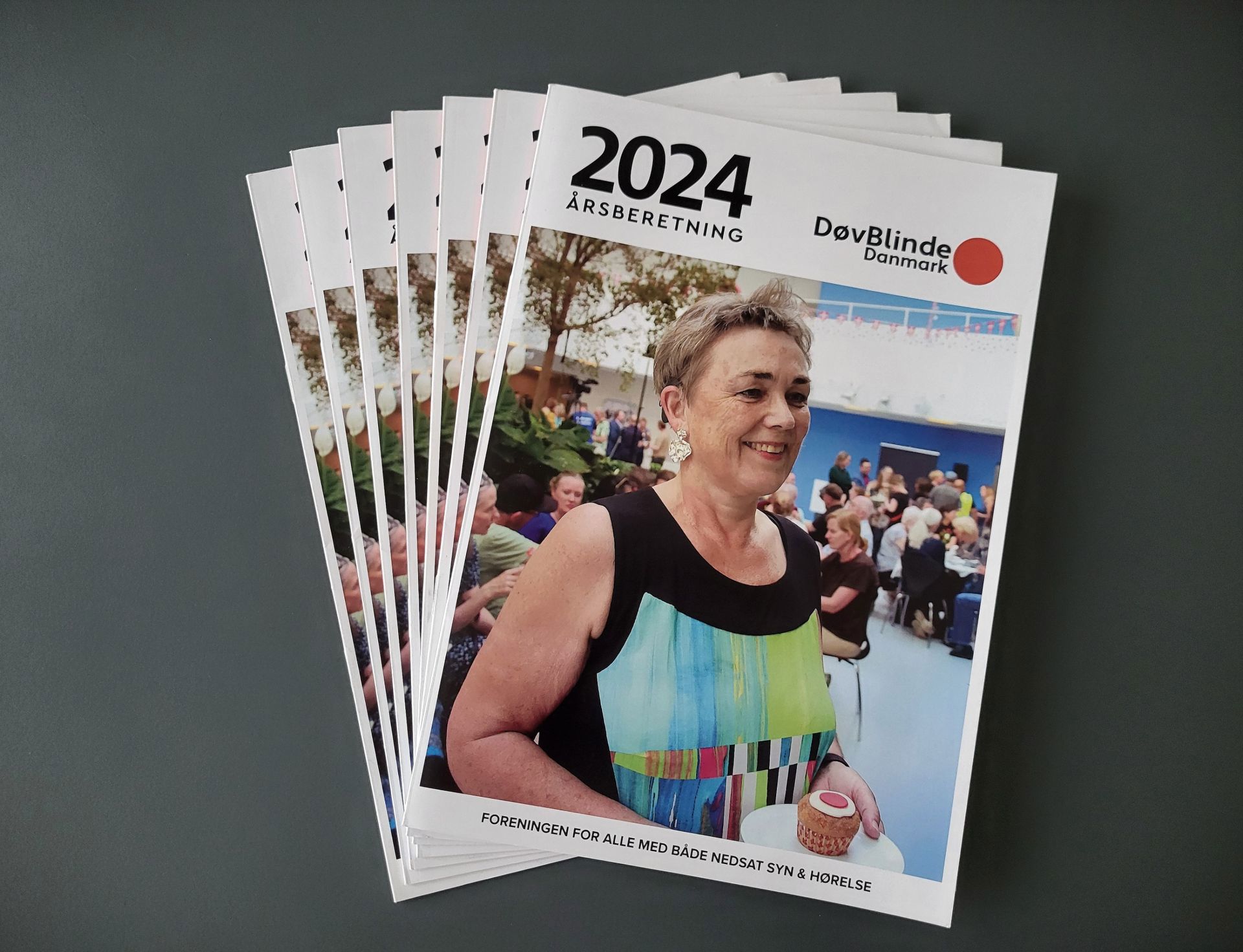 Årsberetningen 2024 foto af opslag